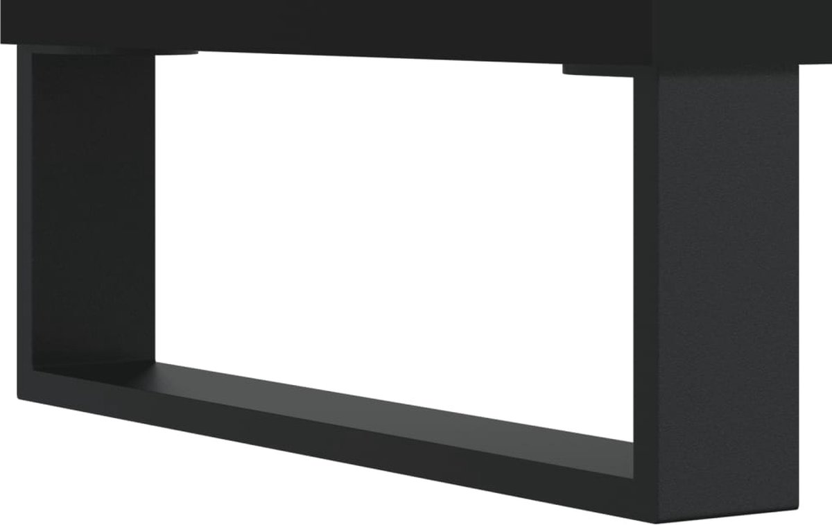 VidaXL Tv-meubel 150x30x44,5 cm bewerkt hout zwart