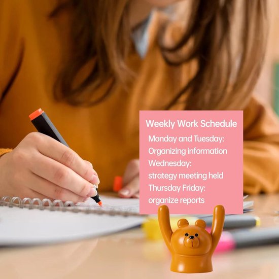 Porte-cartes de Table 7 pièces porte-notes-porte-cartes en bois pour la ...