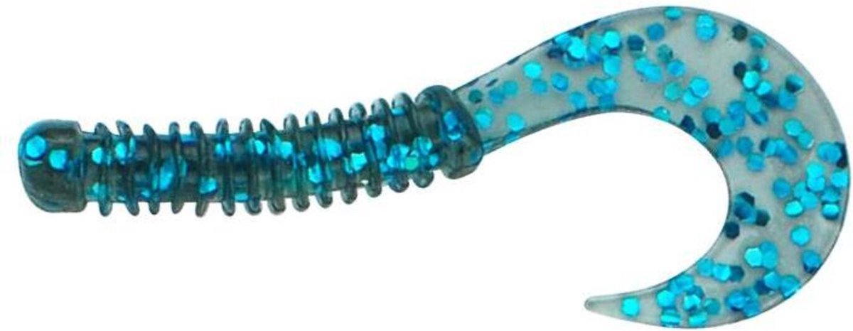 Spro Ring Grub 10st. Smoke Blue 5cm - Aanbieding