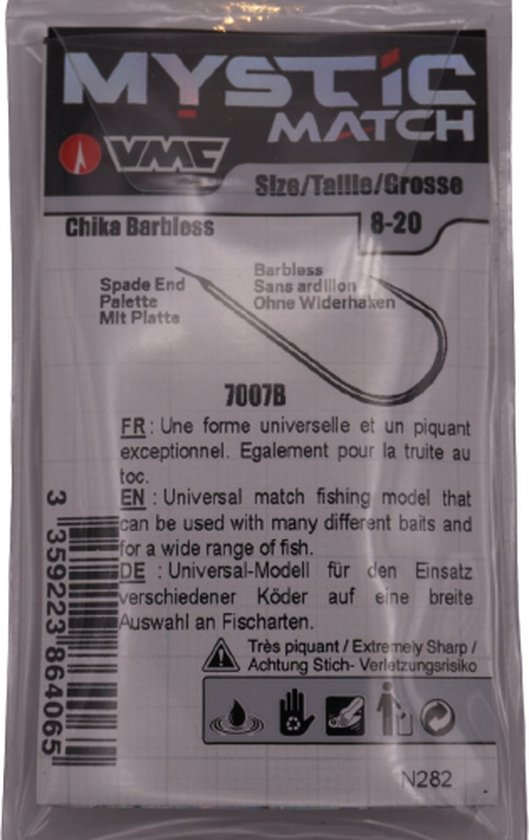 VMC 7007B-BN Mystic Match Chika - Barbless #20 van VMC — afbeelding 3
