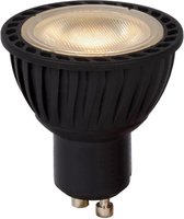 Lucide MR16 - Led lamp - Ø 5 cm - LED Dimbaar - GU10 - 1x5W 3000K - Zwart