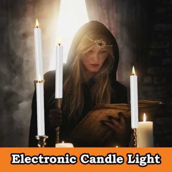 Lasesasies Lot De 12 Bougies Flottantes Agiques Baguette Spotlight