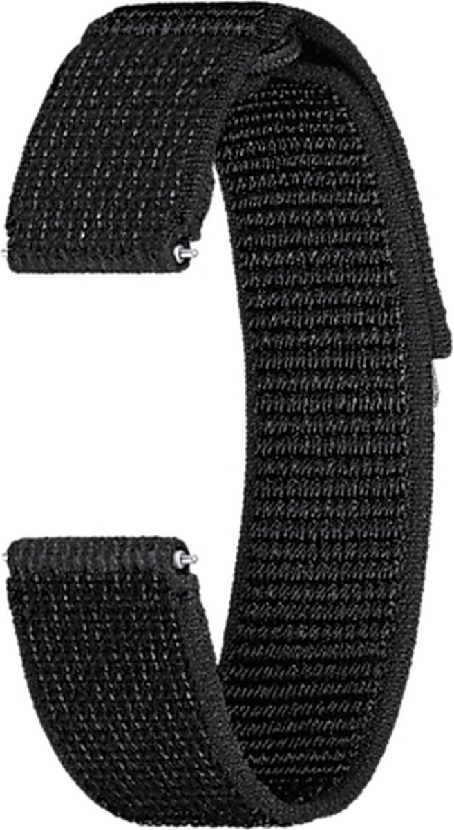 Samsung Watch Feather Polsband - Geschikt voor Samsung Galaxy Watch6 (Classic) - Maat M/L - Zwart