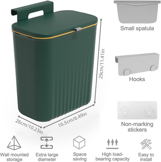 Compostemmer, 4,3 Liter, Voor Dagelijks Biologisch Afval In De Keuken Vaatwasserbestendig Binnengebruik Geurdicht En Afwasbaar Roestvrij Staal Biologische Afvalemmer Met Deksel Biologische Afvalemmer Voor De Keuken Zwart