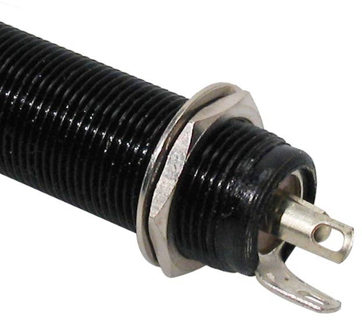 Switchcraft SC-155 Thick Panel Jack – 6,3 mm, 3-polig, Zwart