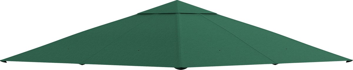 Outsunny - Partytentdak - 298 x 298 cm - Polyester - Groen