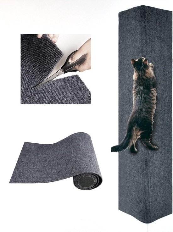 Zelfklevende krabmat voor katten - 2 meter x 40 cm - doe-het-zelf