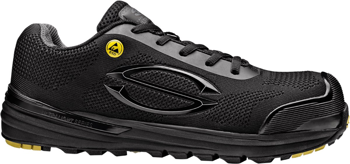 SIR SAFETY FACTOR ULTRA LIGHT Veiligheidsschoenen S1P HEREN Werkschoen Zwart - Glasvezel Neus en Composiet Tussenzool - Antislip SRC - Antistatisch