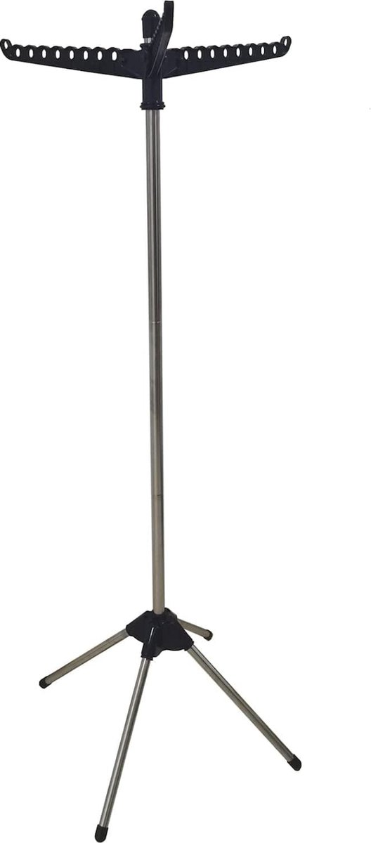 Goedkoopste Opvouwbaar Droogrek voor Kleding met Draaibare Armen - Ruimtebesparend en Stabiel met 27 Hangers Capaciteit - Ideaal voor Indoor Gebruik