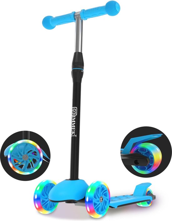 Globber Primo Foldable Lights Step Pastel Turquoise | Pastel Turquoise