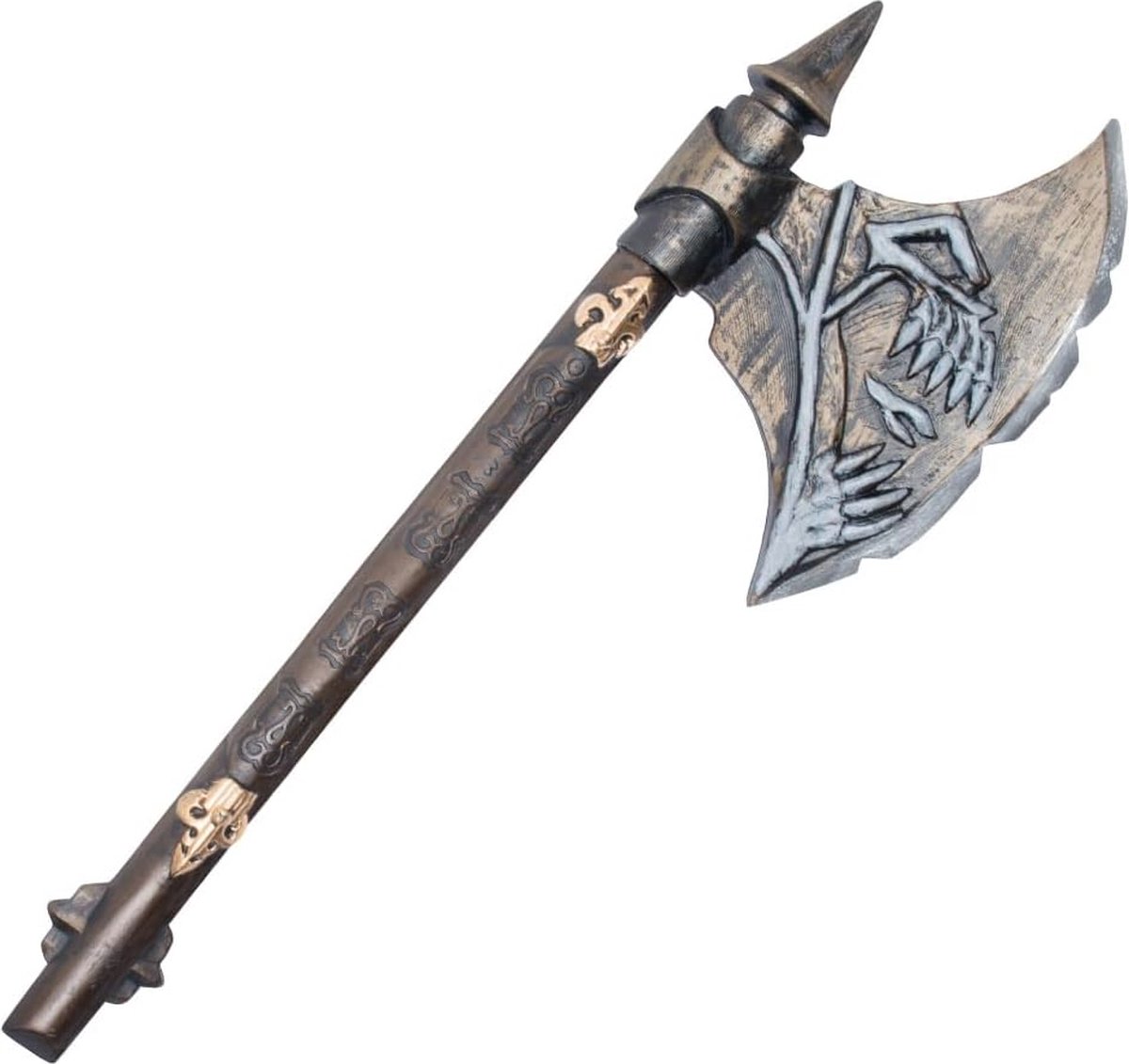Bijl voor Schedelkrijger - 68 cm - Middeleeuwse Ridderaccessoires - Perfect voor Carnaval en Themafeesten