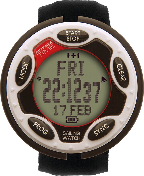 Optimum Time Series 14 Oplaadbaar Zeilhorloge - Wit - Optimum - €94,49