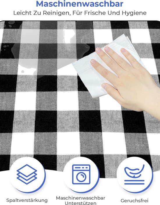 thumbnail: Hayisugal Waterdichte Picknickdeken 200x200 Cm - Zandvrij, Wasbaar, 3 Lagen | Voor Strand, Camping & Park