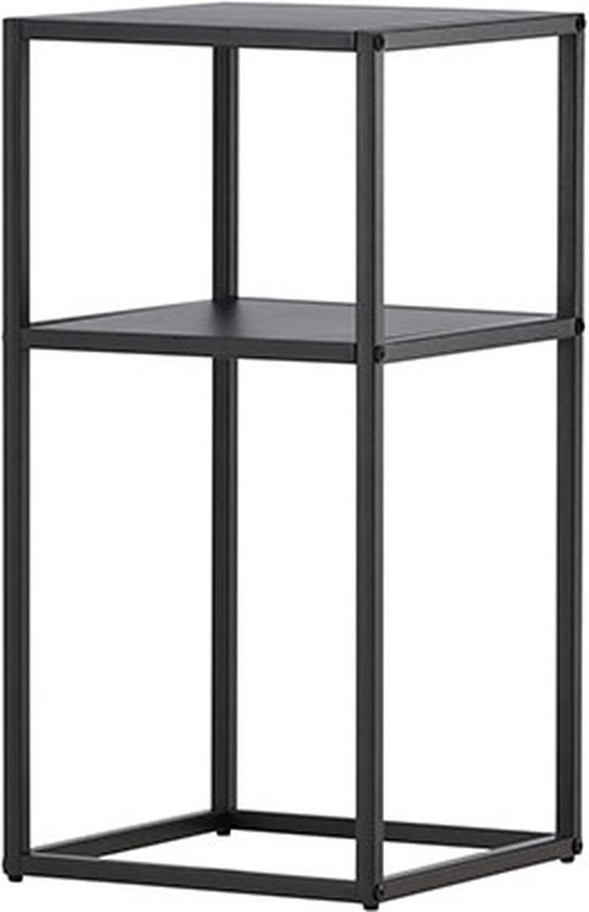 Table d'angle Punta 1 étagère noire.