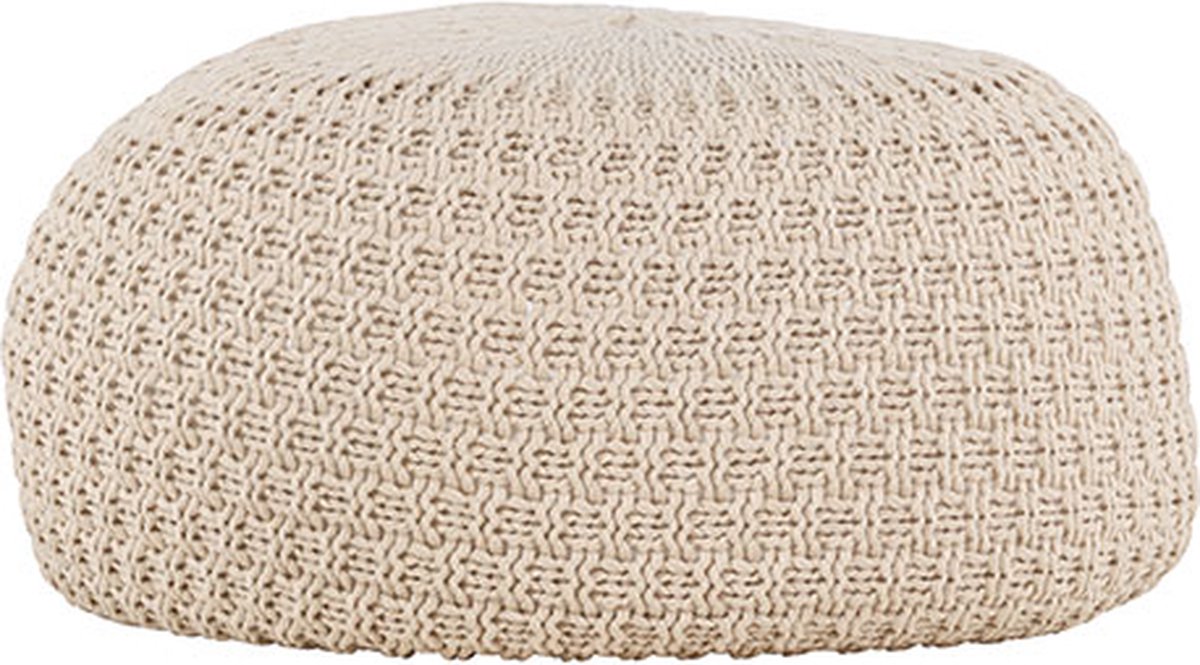 Sam poef beige.