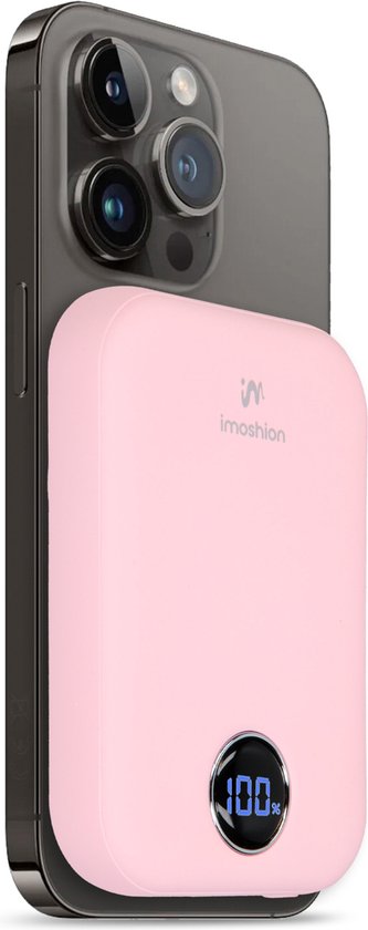 imoshion Powerbank 10000 mAh Draadloos Lichtroze - imoshion - €39,99