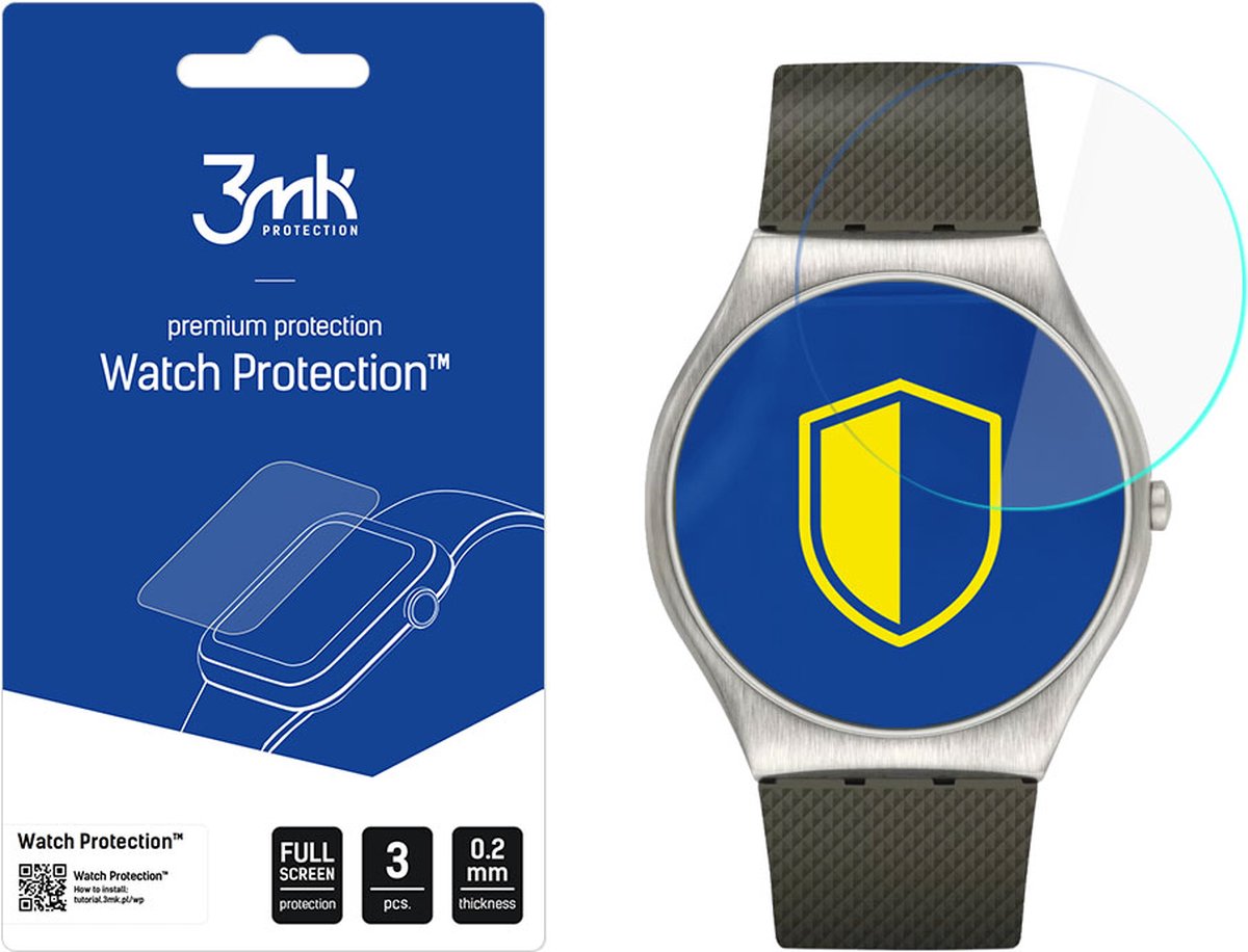 Swatch Skinearth - 3mk Watch Protection v. FlexibleGlass Lite