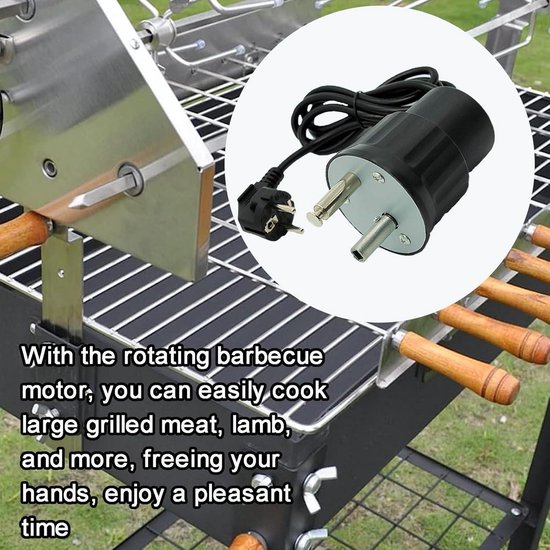 ELEKTRO GRILLMOTOR BBQ für Spießgarnitur Elektrischer Rotator Motor