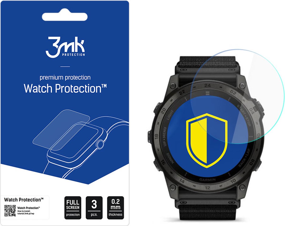 Garmin Tactix 7 AMOLED Edition - 3mk Watch Protection v. FlexibleGlass Lite