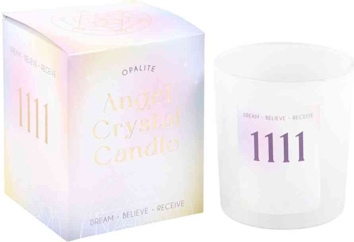 Something Different - 1111 Angel Number Crystal Chip Geurkaars - Multicolours