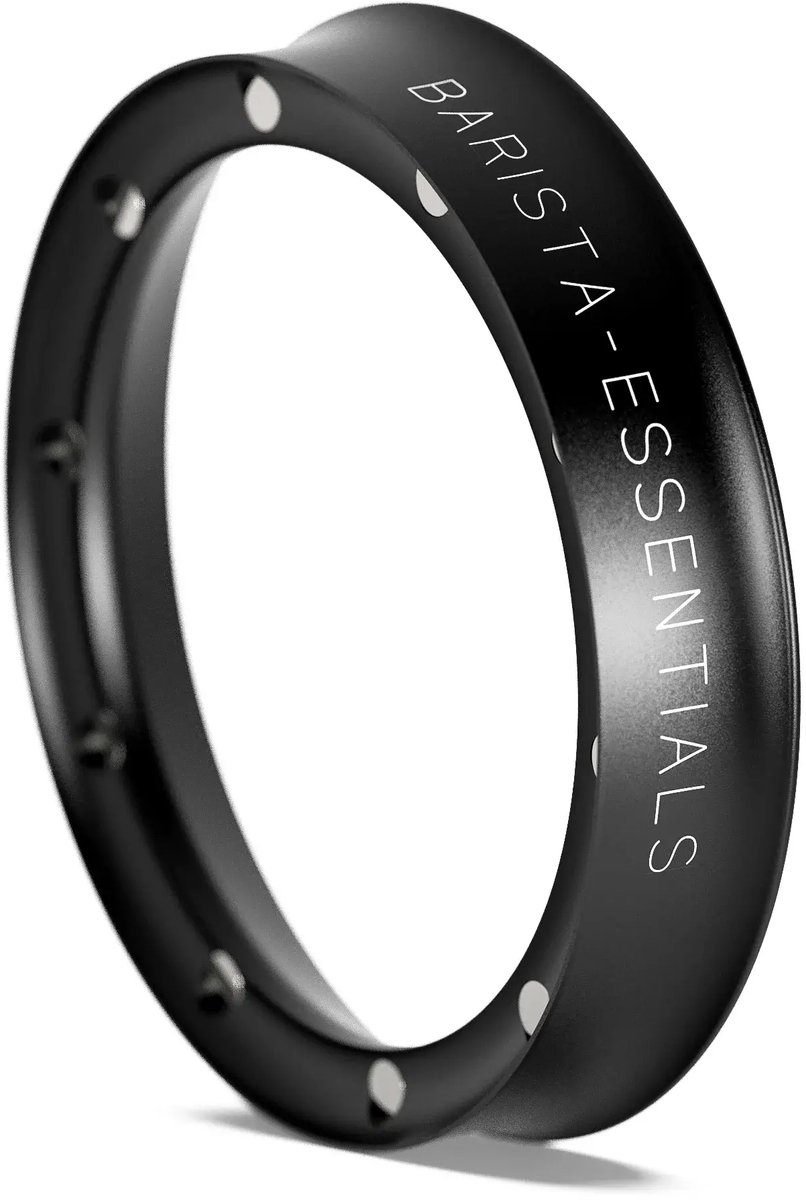 Doseerring – 58.5mm – Zwart – Dosing Funnel – Doseerring Koffie - E61 - ECM - Gaggia - Vibiemme – Espressomachine - Barista Essentials