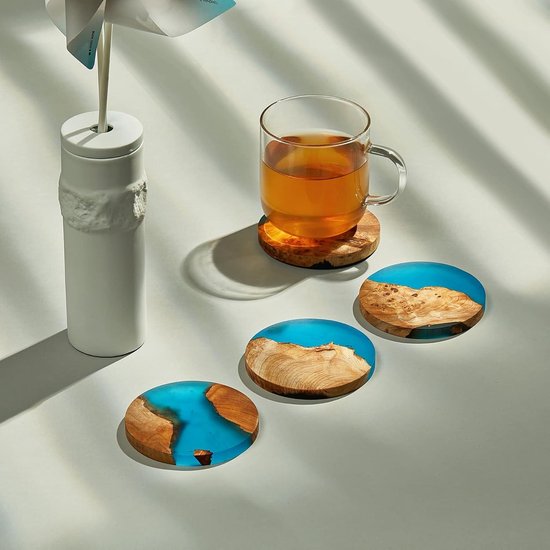 Luxe onderzetters - Onderzetters Van Gogh Kleur set van 4 stuks