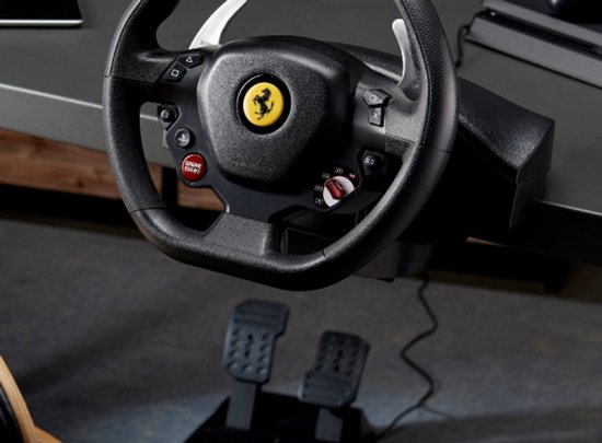 Thrustmaster T80 Ferrari 488 GTB - Racestuur en Pedalen - PS5/PS4/PC van Thrustmaster — afbeelding 4