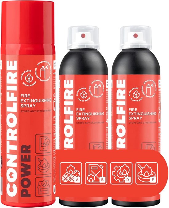 Zenova FX500 Fire Extinguishing Aerosol Spray 8 34 H X 2 12 W X 2 12 D