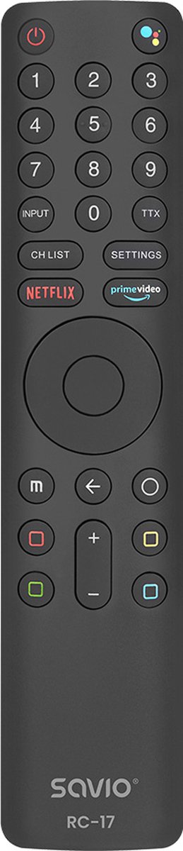 Savio SAVPILOTRC17 XIAOMI afstandsbediening IR/Bluetooth TV Drukknopen