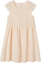 Vertbaudet Robe de cérémonie effet 2 en 1 superposition en macramé fille