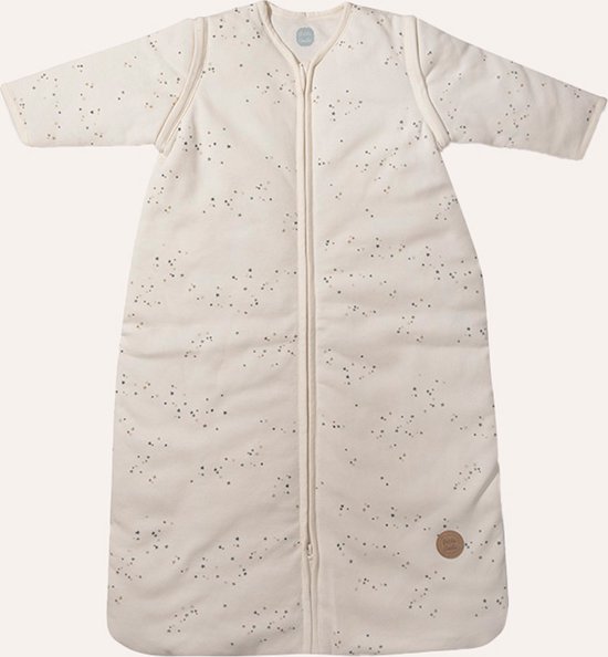 Petite Amélie Slaapzak Baby 90 cm 'Stars' - Winter Baby Slaapzak (6-18 mnd) met Afritsbare Lange mouwen - Zacht Jersey Katoen met Ademend Polyester (Oeko-Tex) - TOG 2.0 tot 3.0
