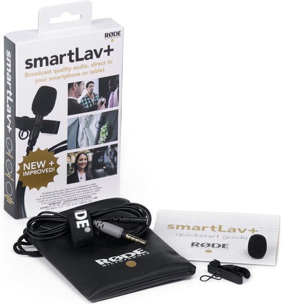 RØDE smartLav+ – Lavalier Microfoon voor Smartphone & Tablet