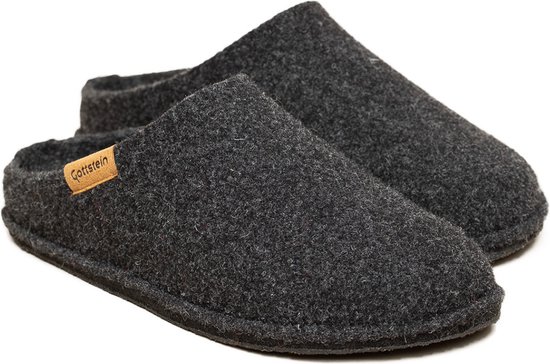 Gottstein Dakota Pantoffels van 100% scheerwol - vilten pantoffels voor dames en heren, Oceangreen, 36 EU