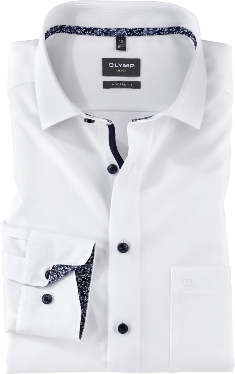 OLYMP overhemd Luxor modern fit wit