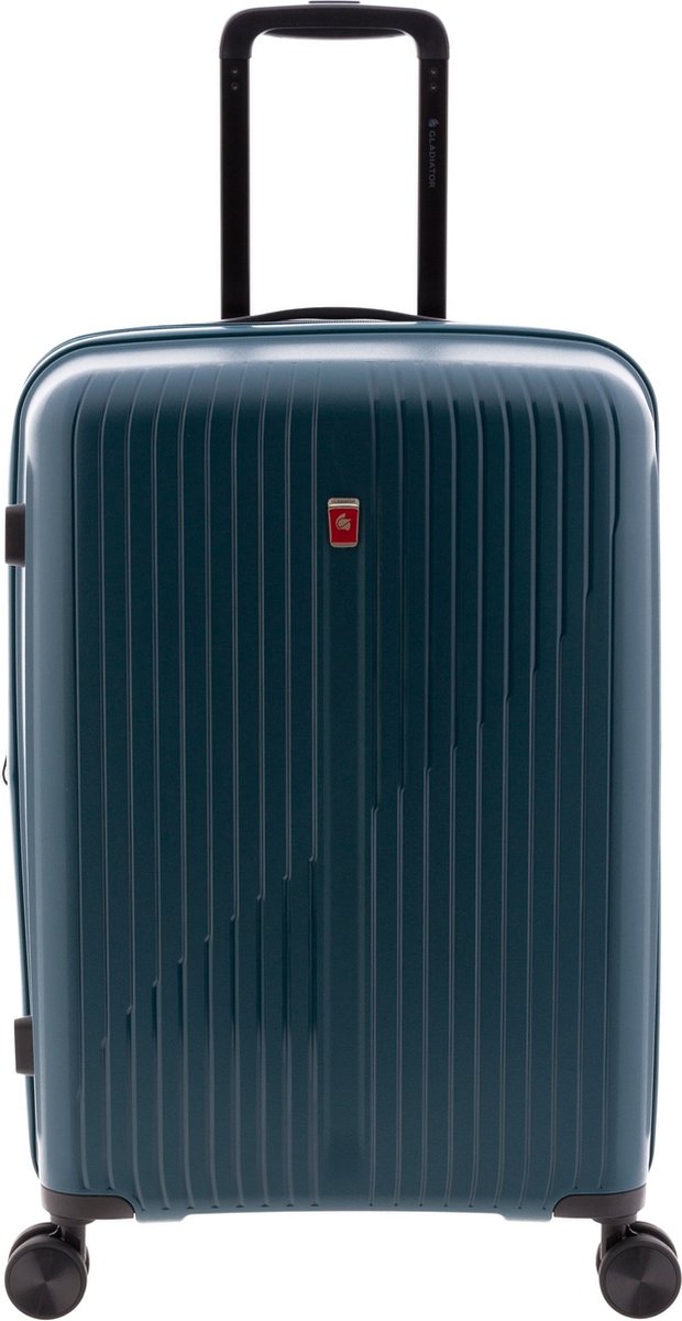 Gladiator Calypso Middelgrote Expandable Koffer met TSA slot - 63 cm - 64/70 liter - Petrol