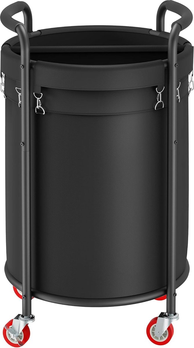 Goedkoopste Goodivery ® Robuuste Verrijdbare Wasmand met Grote Capaciteit en Handige Indeling voor Gemakkelijk Sorteren