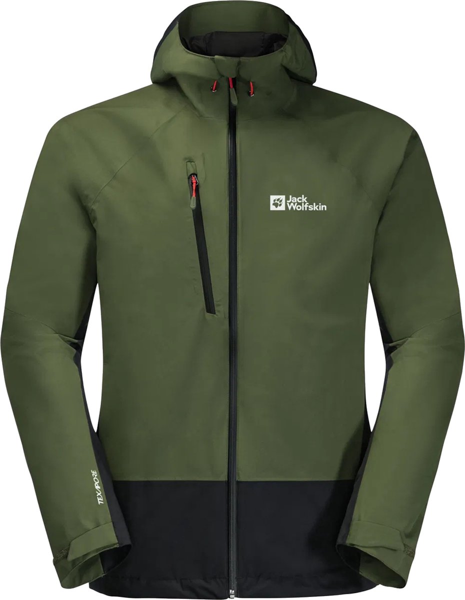 Jack Wolfskin Eagle Peak 2l Jkt M 1112993-4129 Mannen Jasje Groen