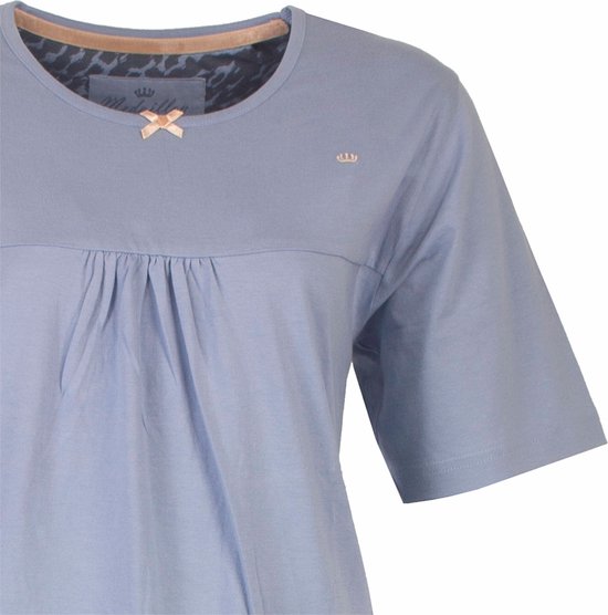 Medaillon Pyjama short Femme - Set Pyjama - Manches Courtes - Grijs - Taille XXL