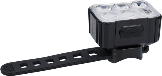 LED fietslampen - Voor- en achterlicht fiets - Fietslichten - Zeer compacte fietslampjes - 3,7V - 6 verschillende standen - USB-C oplaadbaar - Zwart — afbeelding 2