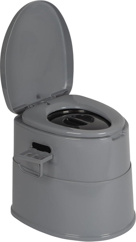 Bo-Camp Toilet draagbaar 7 L grijs kopen
