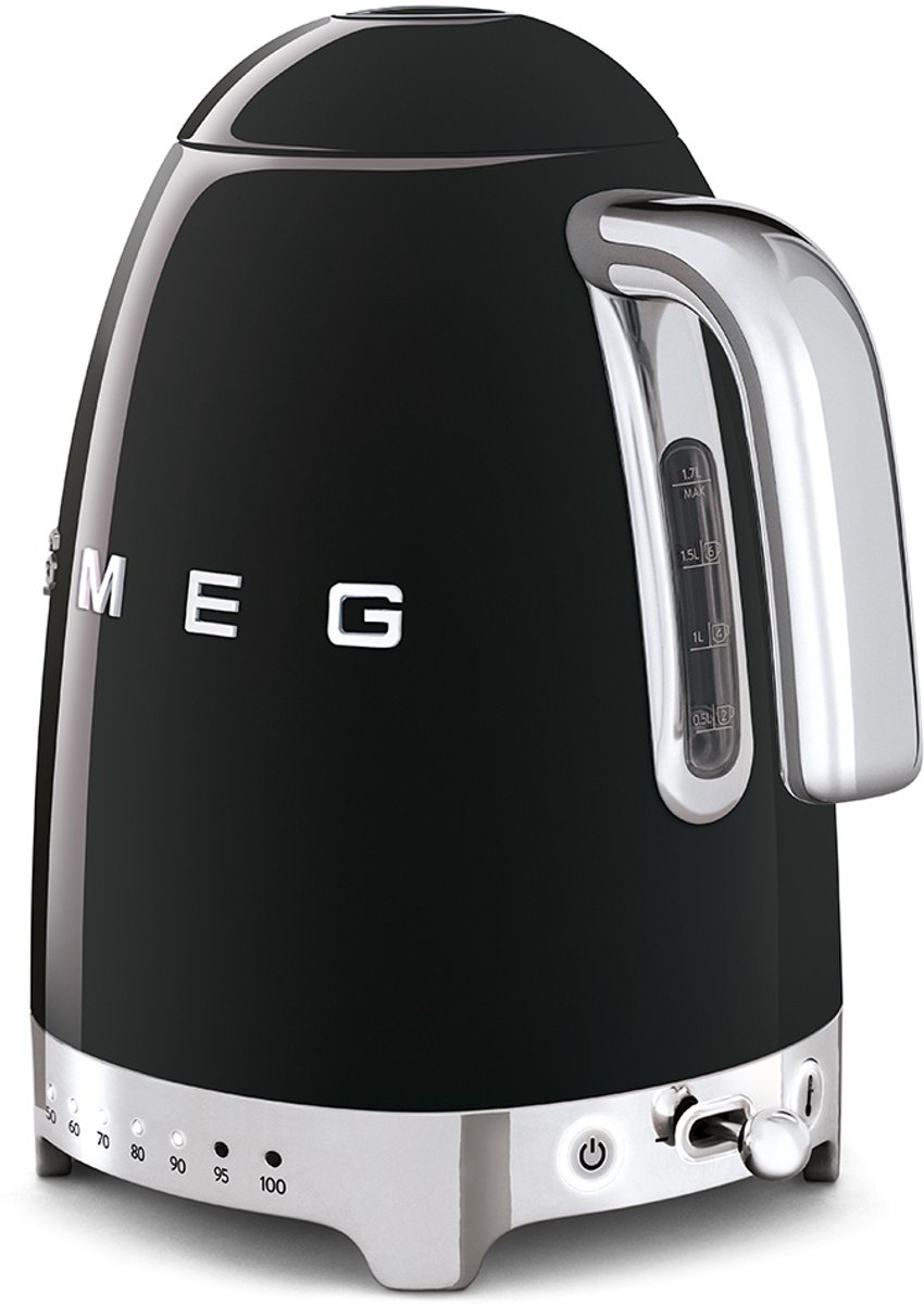SMEG KLF04BLEU - Waterkoker - Zwart - 1,7L - 7 temperaturen — afbeelding 3
