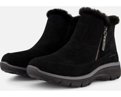 Skechers Easy Going - ol Zip Dames Laarzen - Zwart