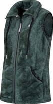 BJØRNSON Syrin Coral Fleece Bodywarmer Dames Zacht / 4 seizoenen - Maat 40 - Dennengroen