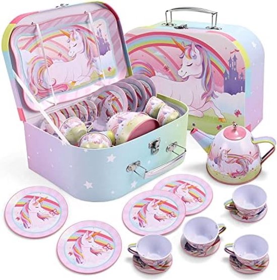 Juboury Dinette Enfant 42 Pièces Service à Thé Licorne Avec Desserts Et Mallette De Transport - Jouet Cuisine 3 Ans+ Jouet Simulation Thé 3 Ans Juboury Dinette Enfant 42 Pièces Service à Thé Licorne Avec Desserts Et Mallette De Transport - Jouet Cuisine 3 Ans+ Jouet Simulation Thé 3 Ans