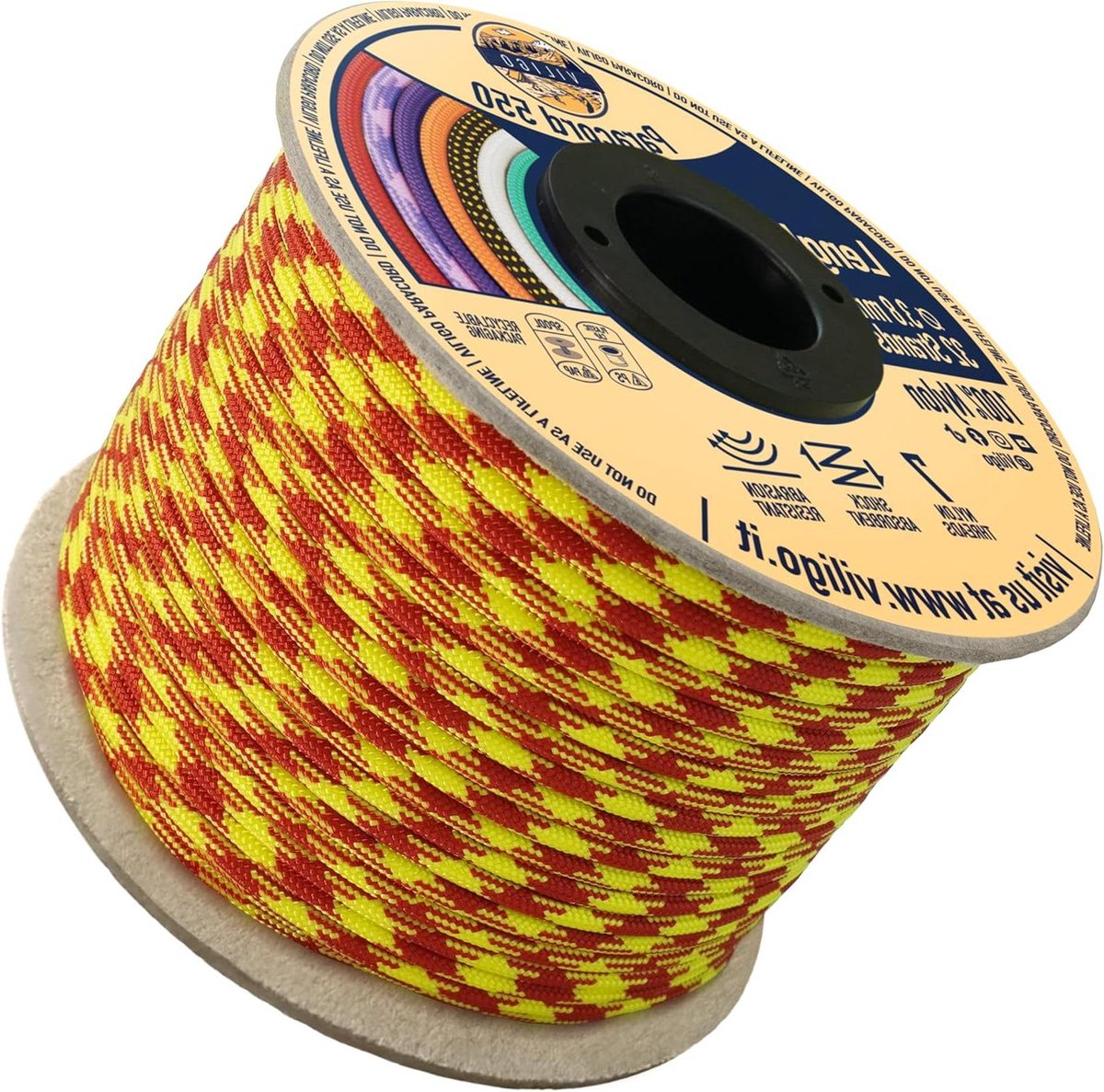 Paracord 550 nylon touw voor het maken van armbanden- riemen- en halsbanden- 50m- camping- tenten- wandelen- survival