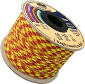 Paracorde 550 Type 3 - Corde Nylon 7 Brins 250kg 30m Orange-Noir Pour Bracelet, Survival