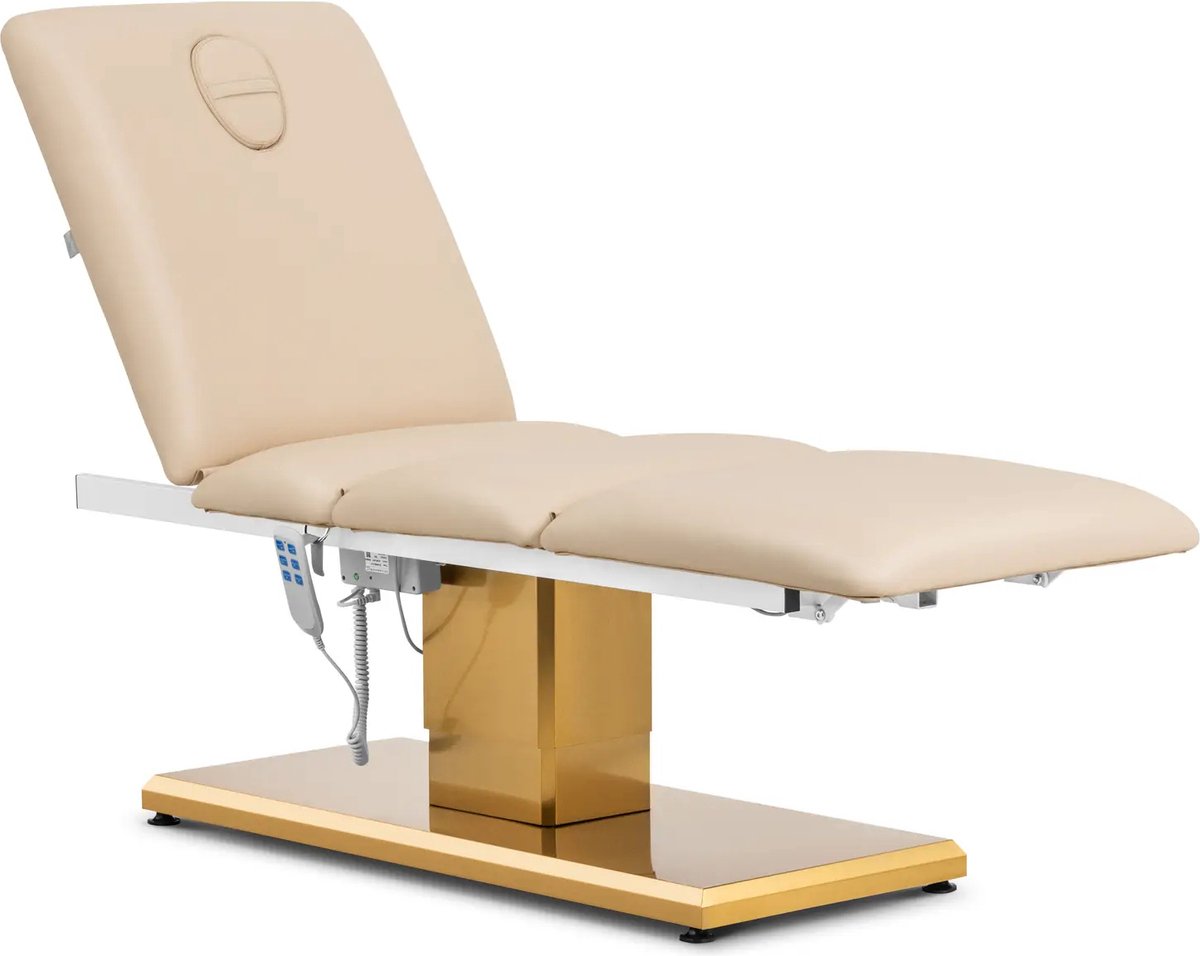 Goedkoopste physa - Behandelstoel - 300 W - 150 kg - beige/goud