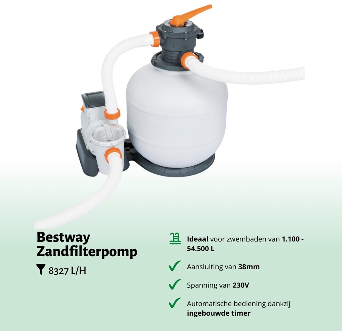 Bestway - Flowclear - Zandfilterpomp - 8327 - l/u – foto 3