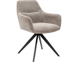 Kick draaistoel Tom Texture - taupe