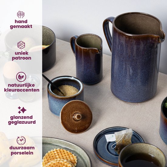 Sucrier Quintana Cosy&Trendy - Faïence - Ambre